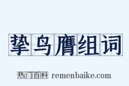 挚鸟膺组词是什么意思的图片